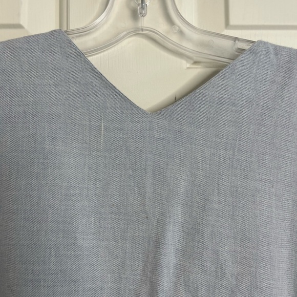 🇨🇦 Priory Flax Cotton Sleeveless Top S/M Light Blue - Picture 11 of 12
